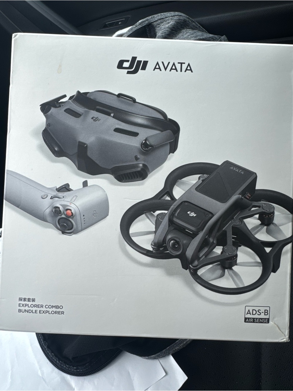 DJI Avata Explorer Combo — Gray and Black FPV Drone Bundle